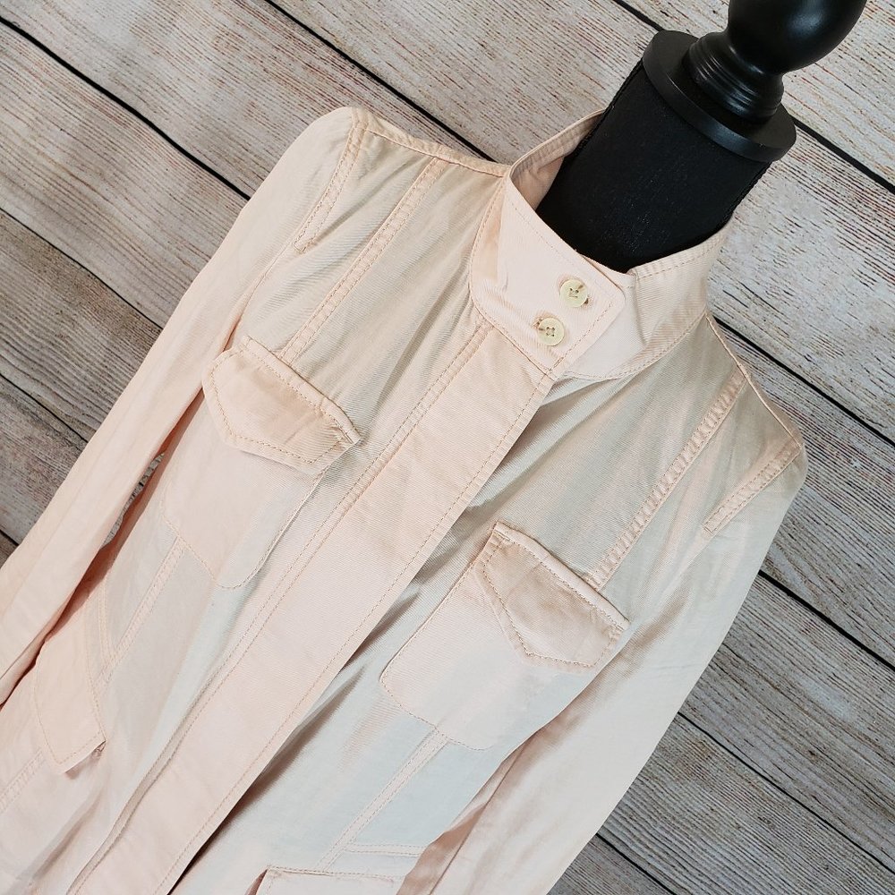 TALBOTS BLUSH ZIPPER JACKET - SIZE 6 - Picture 2 of 11